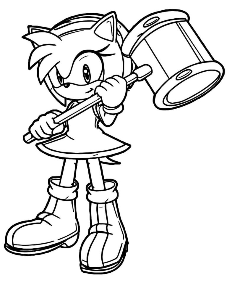 Sonic The Hedgehog Coloring Pages — 2023 | LovelyCharacters.com